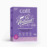 (Free UK Delivery) Catit Go Natural Pea Husk Clumping Cat Litter 14L