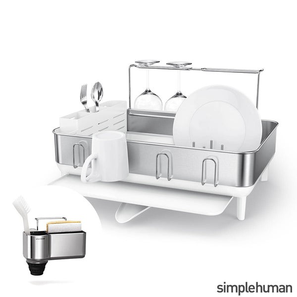 Simplehuman Dishrack & Sink Caddy Bundle