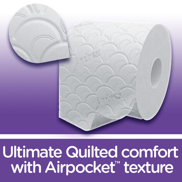 Andrex Supreme Quilted 3-Ply Toilet Tissue, 6 x 16 Pack