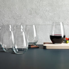 Judge Crystalline Stemless 540ml Wine Glasses, 8 Piece