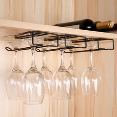 1pc Easy Installation Useful Iron Wine Rack Glass Holder