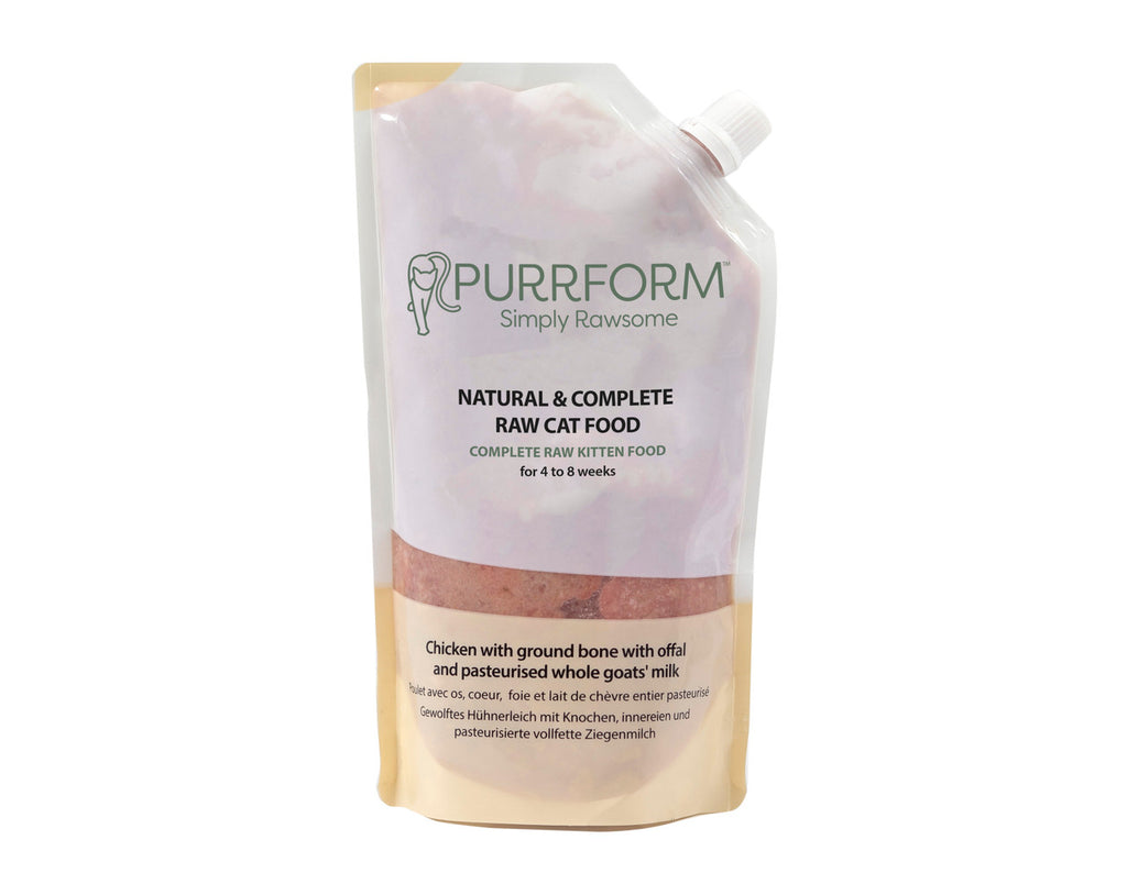Purrform Complete Weaning Paste for Kittens- Chicken 450g