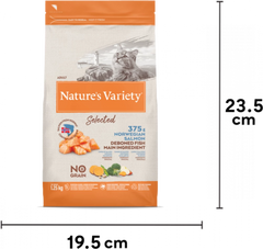Natures Variety NORWEGIAN SALMON Dry Food FOR ADULT CATS