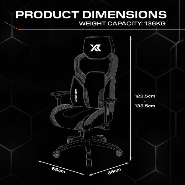 X Rocker Kunai RGB Gaming Chair with LED Lights