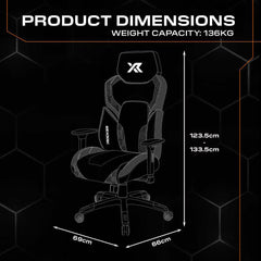 X Rocker Kunai RGB Gaming Chair with LED Lights