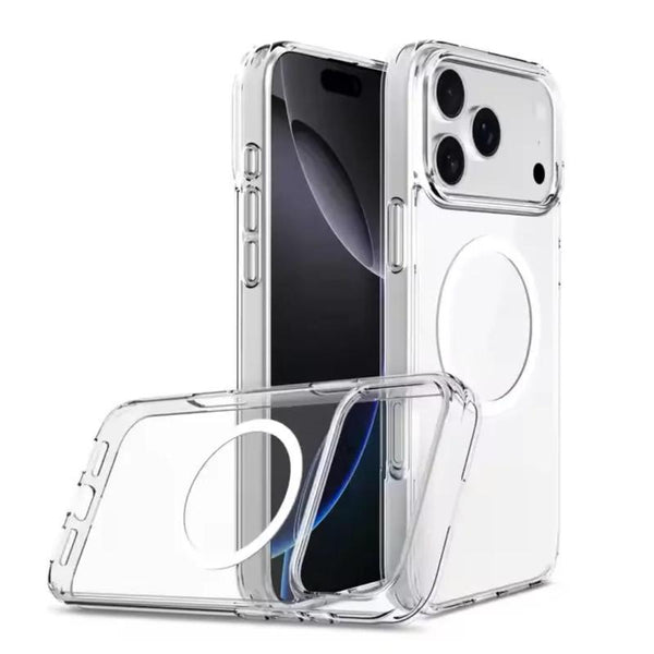 IPhone 17 Meg-Safe Phone Case Anti-Scratch Slim Phone Case Cover- Clear