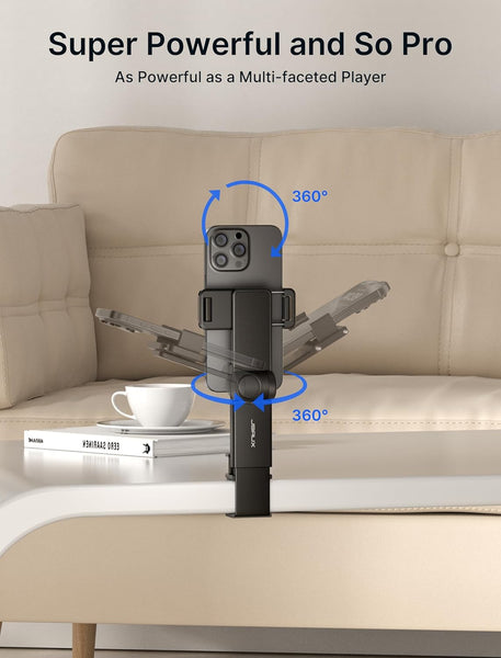 JSAUX Airplane Travel Essentials, Airplane Phone Holder, 360 Degree Rotation Phone Holder, Travel Accessories for Flying, Hands Free for Plane Flying