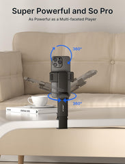 JSAUX Airplane Travel Essentials, Airplane Phone Holder, 360 Degree Rotation Phone Holder, Travel Accessories for Flying, Hands Free for Plane Flying
