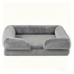 Orthopedic Extra for Large Dog Bed (XXL) - Thick Cushioned Dog Sofa Bed with Non-Slip Base, Heavy-Duty Pet Mattress for Large Dogs, Easy Assembly, Ideal for Indoor/Outdoor Use - Compatible with Small, Medium, And for Large Breeds