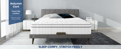 Lazzo Rocco 1st Generation 5FT White Mattress – 10.6 Inch Innerspring Hybrid with Pocket Spring & Breathable Foam, Medium Plush for Cool Comfort Sleep twin size mattress memory