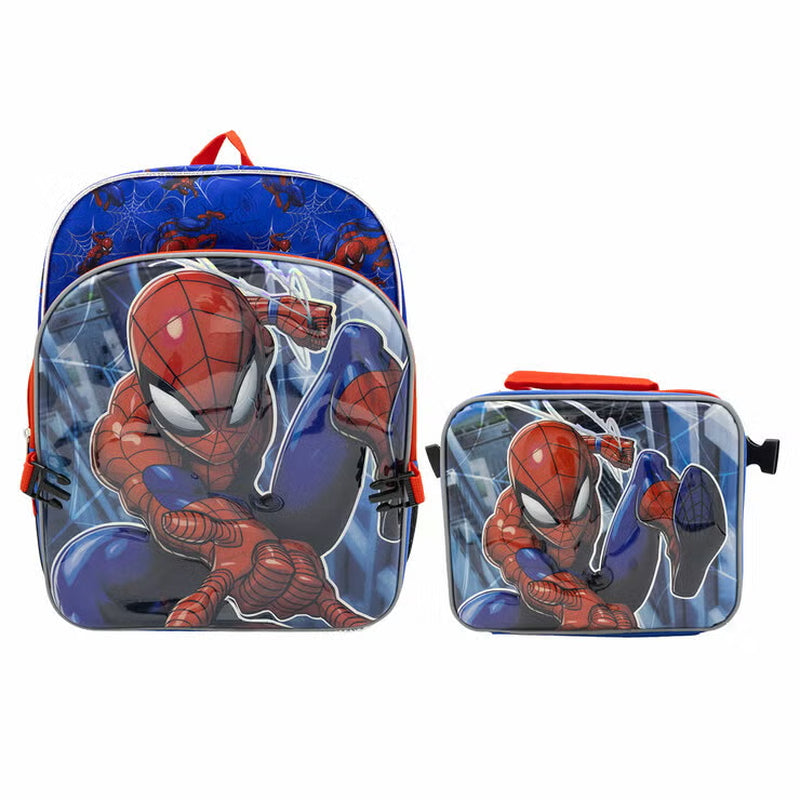 License Kid'S Backpack with Detachable Lunch Bag Set