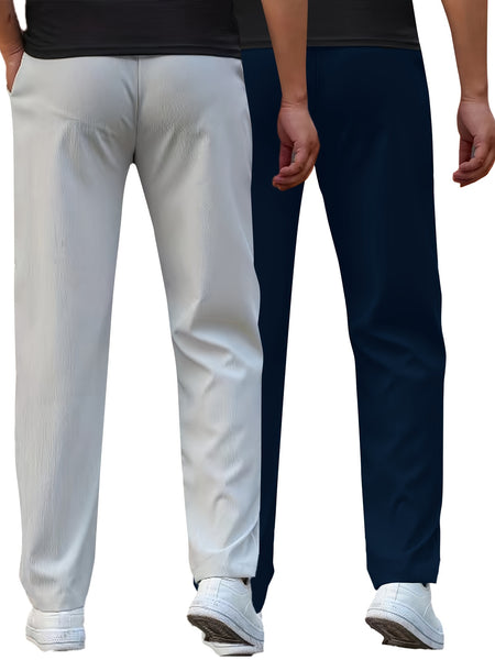 Two-Pc Men'S Casual Pants Men'S Straight-Leg Casual Work Pants Spring And Summer Thin Style