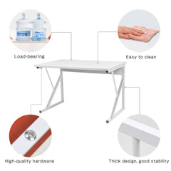 2-Tier Microwave Oven Shelf Stand, Kitchen Countertop Storage Rack Spices Rack Freestanding, Home Office Printer Stand Multifunctional Unit Shelving Wood Top Metal Frame