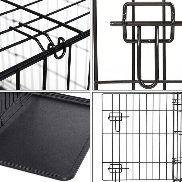 Dog Cage Puppy Training Crate Small Medium Large XL XXL Metal Cages Pet Carrier 20inch 24 inch 30 inch 36 inch 42 inch 48 inch