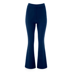 Ladies Flared Trousers Stretch Fit Comfort Fit High-Waisted Flared Pants Suitable For Nurses, Carers, Teachers, School Uniform, Yoga, Travel, Casual, Office Wear
