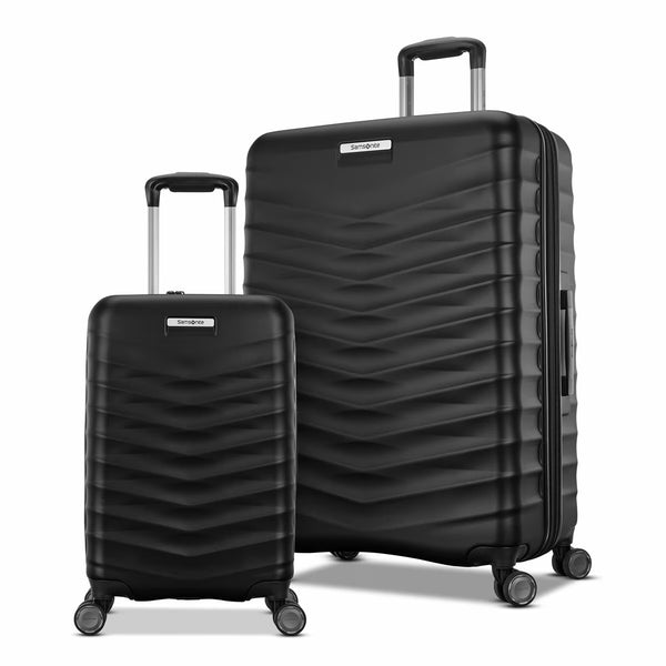 Samsonite Precision DLX 2 Piece Hardside Expandable Spinner Luggage Set in Lagoon Blue