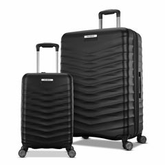 Samsonite Precision DLX 2 Piece Hardside Expandable Spinner Luggage Set in Lagoon Blue
