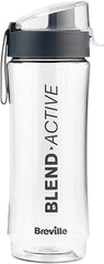 Breville Blend Active Personal Blender & Smoothie Maker | 350W | 2 Portable Blend Active Bottles (600Ml) | Leak Proof Lids | White & Green [VBL246]