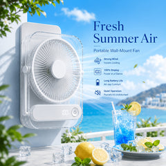 USB Desktop Fan And Air Cooler Portable Personal Cooling Fan, USB Powered, Lightweight Desk Fan for Home, Office, Dorm, Travel Quiet Mini Table Fan with Lithium Battery, It Has An Upgraded Motor for Stronger Airflow, Operates Quietly, for Road Trips