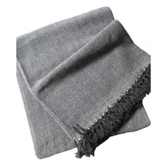 Cotton Herringbone Sofa Throw Blanket 260x260cm (perfect for KING sized bed) – Soft, Cozy & Warm Bed or Sofa Blanket, 13 Colours, Machine Washable, Hypoallergenic, Perfect Gift for Home or Travel