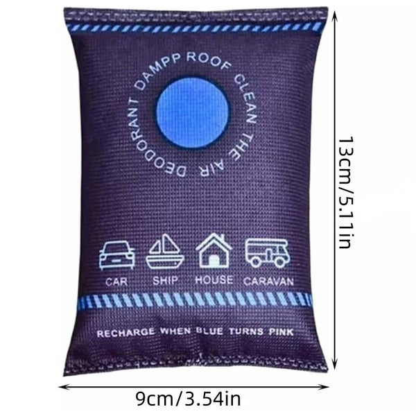 2pcs Automotive silicone desiccant Reusable Dehumidifier Bag Dehumidification Bag Desiccant for Car Home clothing Use