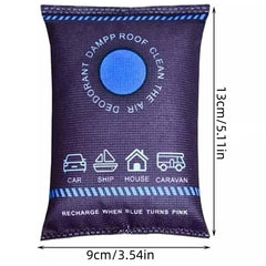 2pcs Automotive silicone desiccant Reusable Dehumidifier Bag Dehumidification Bag Desiccant for Car Home clothing Use