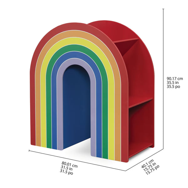 Delta Children'S Rainbow Bookcase