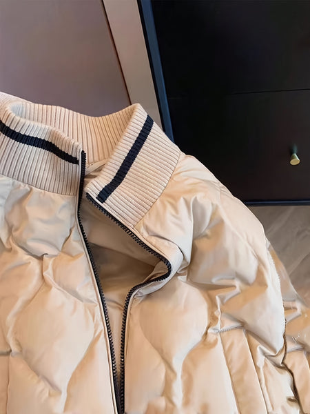 Ladies' Elegant and Fashionable Rowen Patchwork Padded Coat