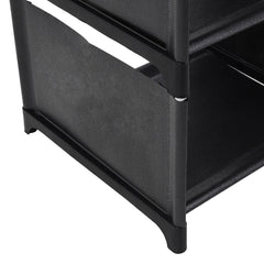 6/ 7/ 8 Tiers Metal Shoe Rack, Vertical Tall Narrow Shoe Rack Sturdy Free Standing Metal Shoe Shelf Storage Organizer, Multifunctional Shoe Cabinet, Space-saving Shoe Stand, Large Capacity Footwear Holder Corner Shoe Storage Rack for Closet Bedroom Entryw
