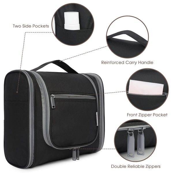 Hanging Toiletry Bag for Women Travel Makeup Bag Organizer Toiletries Bag for Cosmetics Essentials Accessories Best Toiletry Bag for International Travel Large Capacity Makeup Organizer Bag, Christmas Gift