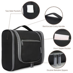 Hanging Toiletry Bag for Women Travel Makeup Bag Organizer Toiletries Bag for Cosmetics Essentials Accessories Best Toiletry Bag for International Travel Large Capacity Makeup Organizer Bag, Christmas Gift