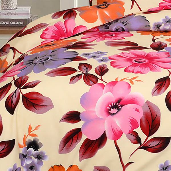 4pcs Printed Duvet Cover Set, Soft Comfortable Multi-design Printed Bedding Set, For Bedroom, Guest Room (1 Fitted sheet + 2 Pillowcases + Without Core) Trendy Design, Soft Fabric, Brushed Material, Lightweight