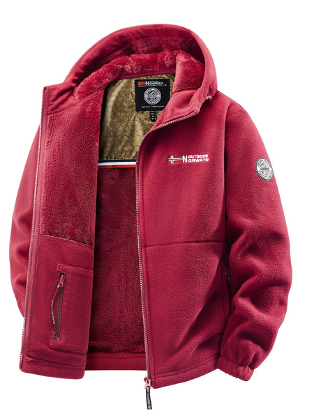 [Shu Le Shui OBM] New Easter Products Are Online! New Autumn And Winter Fleece-Lined And Thickened Jackets, Fashionable Fleece Fabric, Graphene Lining, Casual, Fashionable, Energetic And Versatile, Suitable for Work Scenarios, Work Jackets