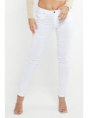 MYT Womens Chino Trousers Ladies Skinny Fit Super Stretch Office Work Casual Chinos Waist Size UK 6-18