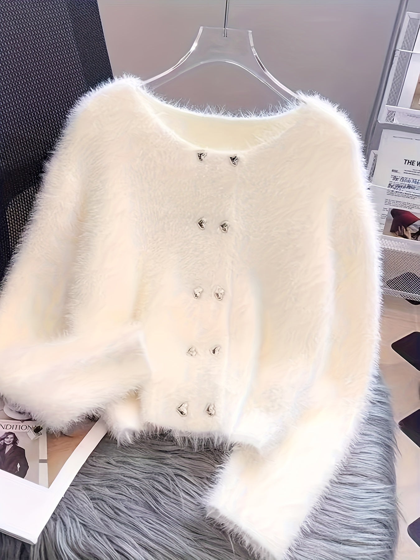 Premium Warm Faux Mink Sweater