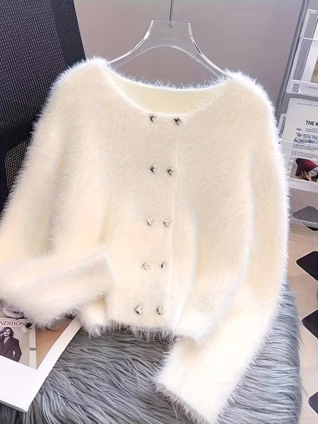 Premium Warm Faux Mink Sweater