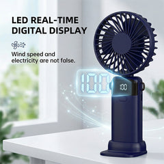 Smart LED Digital Cooling Fan with Temperature Display, Adjustable Modes & Timer, Portable Desktop Fan for Home, Office & Bedroom