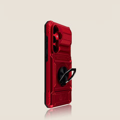 Phone Case - New 360° Rotating Kickstand Colorful Phone Case for Iphone 17 Pro Max, 16, 15, 14, 13, Air Plus, Featuring a Ring Holder And ID Card Slot, in Black, Designed to Be Non-Slip, Durable, And Stylish for Protection