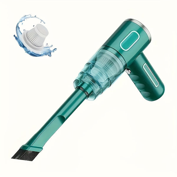 Newly Upgraded Model, Portable Cordless Handheld Vacuum Cleaner, Cyclone Suction Cordless Vacuum Cleaner, Large Suction USB Fast Charging with Seam Brush Computer Cleaning Head Multi-purpose. Suitable for Car/office/home, Labor Day Gift