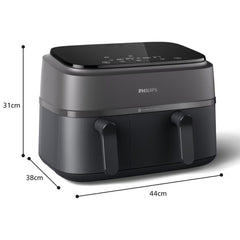 Philips 9L Dual Basket Air Fryer 3000 Series, NA350/03