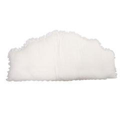 Nordic Princess-style Bedside Cushion Pillow | Soft Padded, Tatami Waist-support, Green/White, Polyester, 180*20*75cm, Zipper Closure, Hand Wash Only