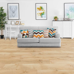 Golden Select Oslo (Light Oak) Splash Shield AC5 Laminate Flooring with Foam Underlay - 1.146 M² per Pack