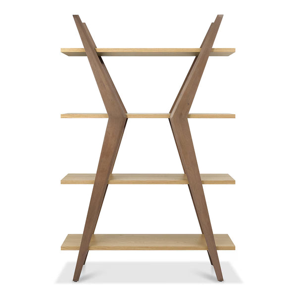 Bentley Designs Kristen Light Oak Open Display Bookcase