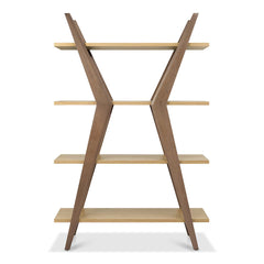 Bentley Designs Kristen Light Oak Open Display Bookcase