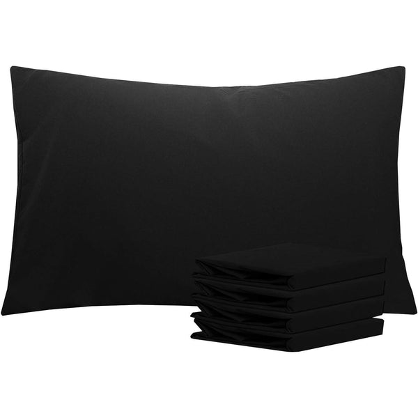 Pack of 2 Softtouch Ultra-Fine Pillowcases, 200Tc Pure 100% Polycotton Envelope Closure Pillow Covers, Available in a Variety of Colors, Fade-Resistant Fabric Bedding, Suitable for Various Style Settings, Machine Washable.