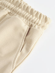 Men's 2pcs Set: Long-Sleeve Shirt and Drawstring Pants - Clean, Comfortable, Breathable