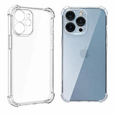 Clear Shockproof Case for iPhone 17 16 15 14 13 12 Pro Max – 1.5mm Protective Cover Anti-Fall Shell Shock proof