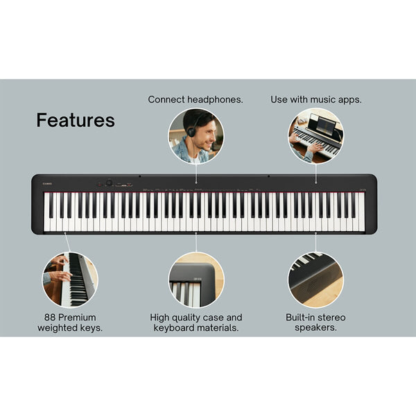 Casio CDP-S105 Digital Piano with Stand