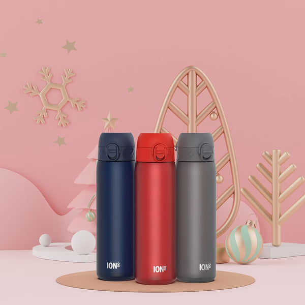 Ion8 Recyclon™ Leakproof 500Ml Water Bottle, 3 Pack in Two Colour Combinations