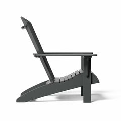 Leisure Line Adirondack Faux Wood Garden Chair in Grey